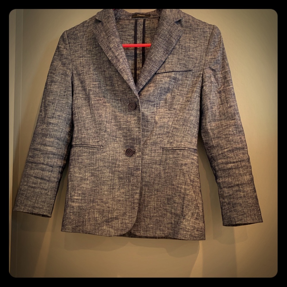 Theory chambray blazer
